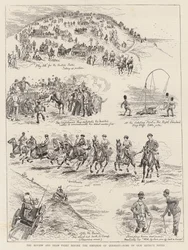 The Review and Sham Fight Before the Emperor of Germany
